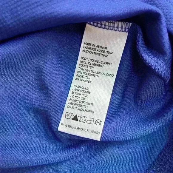 Izod Women’s Sleeveless Collared V-Neck Plaid Pieced Golf Athletic Polo Size XXL - Picture 6 of 6